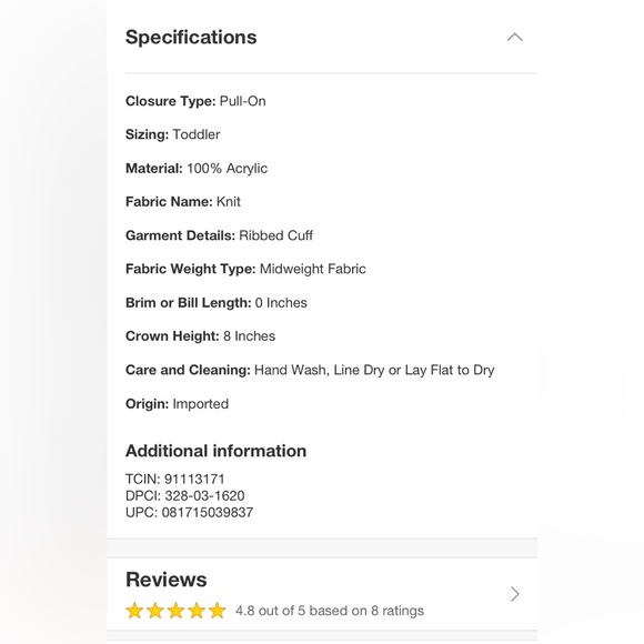 Toddler Bluey Beanie with Pom - Cream OSFM - Picture 4 of 5